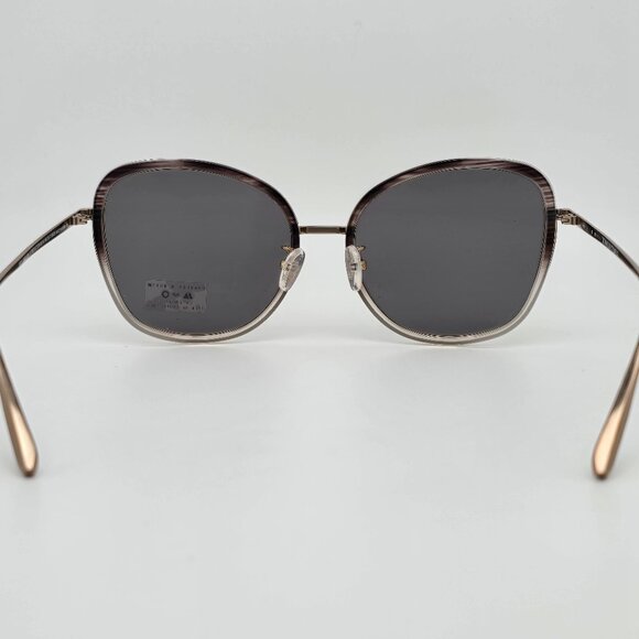 Charles & Keith CK3-71280268 Gold Titanium Frame Gold Mirror Lens Sunglasses main image 12